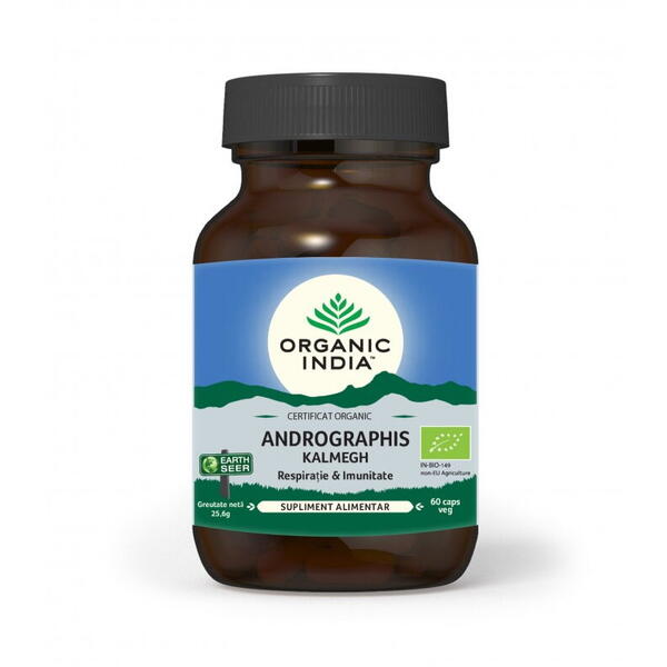 Organic India Andrographis  Respiratie  Imunitate 60 caps