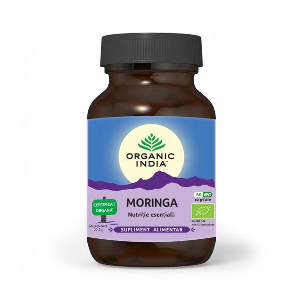 Organic India Moringa Nutritie esential 60 caps