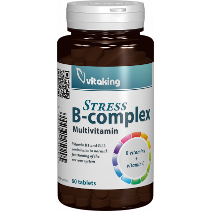 Vitaking Stress B complex cu vitamina C - 60 comprimate