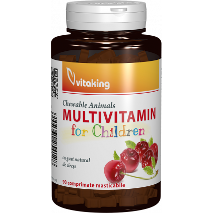 Vitaking Multivitamina cu minerale pentru copii - 90 comprimate masticabile