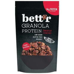 Granola proteica cu alune si cacao fara gluten bio 300g Bettr