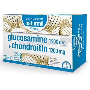 Dietmed-Naturmil Naturmil Glucosamin + Chondroitin 15 ml x 20 flacoane