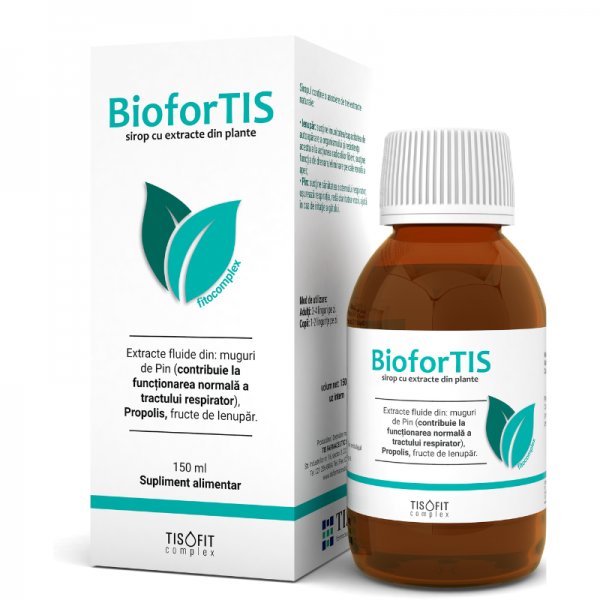Tis Farmaceutic TISOFIT – BioforTIS Sirop fitocomplex 150ml