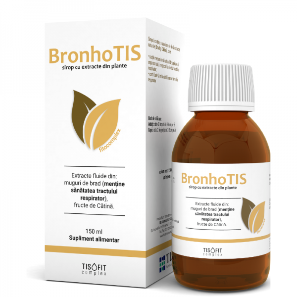 Tis Farmaceutic TISOFIT – BronhoTIS Sirop fitocomplex 150ml