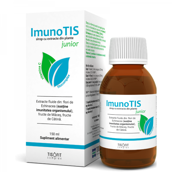 Tis Farmaceutic TISOFIT – ImunoTIS Junior Sirop fitocomplex 150ml