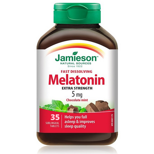 Melatonina 5 mg, 35 tablete, Jamieson sublinguale