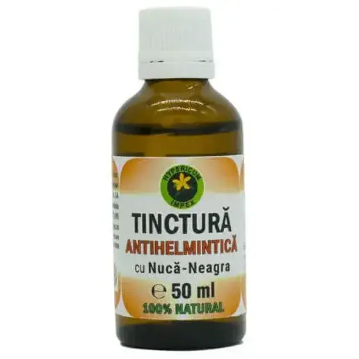 Hypericum Tinctura Antihelmintica cu Nuca Neagra 50 ml
