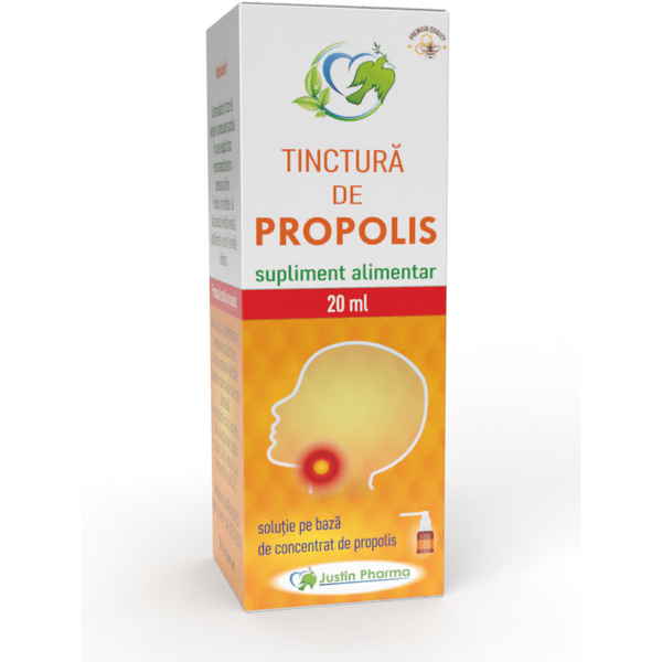 JUSTIN PHARMA Tinctura de Propolis spray, 20 ml