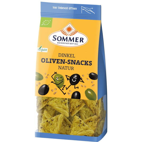 Sommer-Co Snack vegan din spelta cu masline