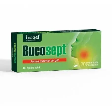 Bucosept, gat relaxat si respiratie usoara, 20cpr - Bioeel