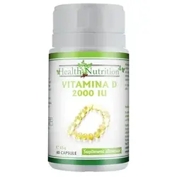 Vitamina D3 2000 IU  60 capsule moi