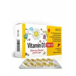 Vitamin D3 500 UI, pentru copii, 30cps - Zenyth