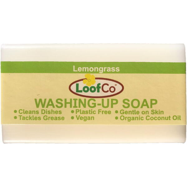 LoofCo Sapun solid pentru vase, cu lemongrass,100 g