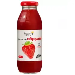 Nectar de capsuni fara zahar Bun de Tot, 300 ml, Dacia Plant