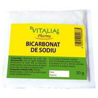 Bicarbonat de sodiu, 50 g, Vitalia