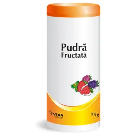 Vitalia Pharma Pudra de talc fructata, efect antiperspirant 75g