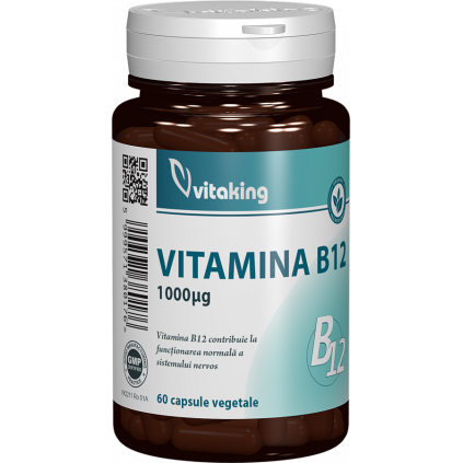 Vitaking Vitamina B12 -1000 mcg - 60 capsule vegetale