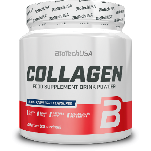 BiotechUSA Collagen 300gr Black Raspberry Biotech USA