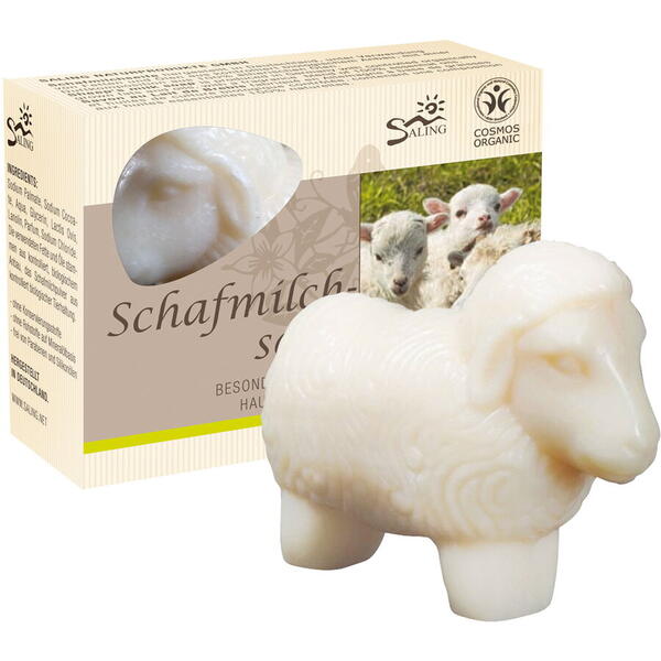 Saling Naturprodukte Oiță albă - săpun cremos cu lapte de oaie 85 gr