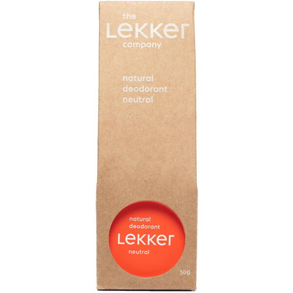 LEKKER Deodorant crema NEUTRAL (zero plastic) 30 gr