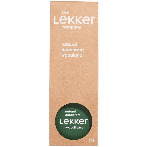 LEKKER Deodorant cremă WOODLAND (zero plastic) 30 gr