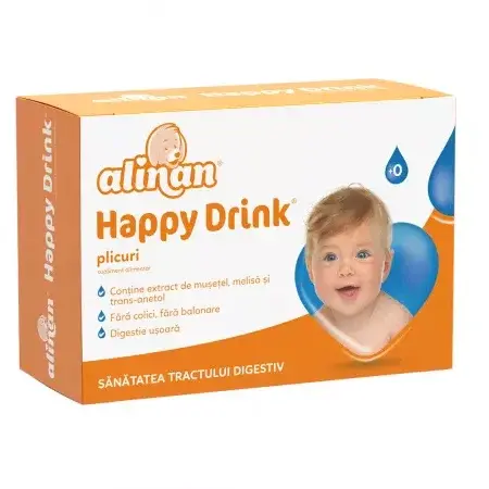 Happy Drink Alinan, 20 plicuri, Fiterman Pharma