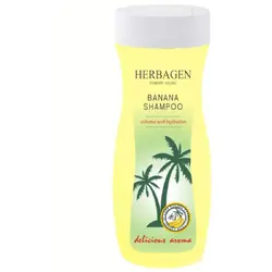 Sampon cu extract de banana - Herbagen Banana Shampoo Volume and Hydratation, 300ml