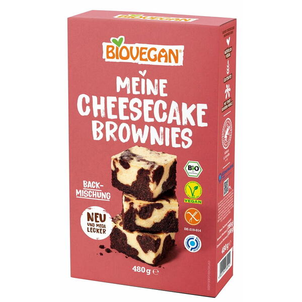 Biovegan Mix pentru cheesecake brownies FARA GLUTEN 480 g