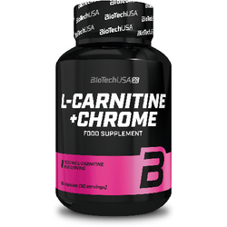 L-Carnitine + CHROME 60 cps Biotech USA