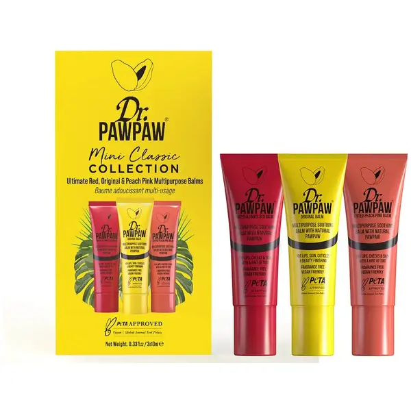 Dr PawPaw Set cadou balsamuri buze PawPaw Mini Clasic collection, 3 x 10 ml