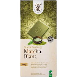 Ciocolata alba Bio Matcha Blanc , 80 gr Gepa