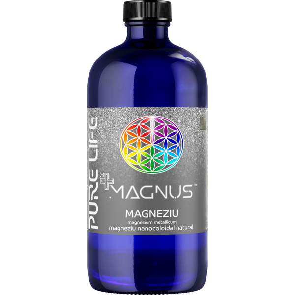 Pure Life MAGNUS™ 55ppm 480ml magneziu nanocoloidal natural