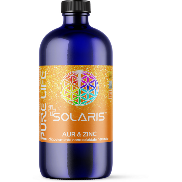 Pure Life m+SOLARIS™ 35ppm 480ml (Au & Zn) golden ratio