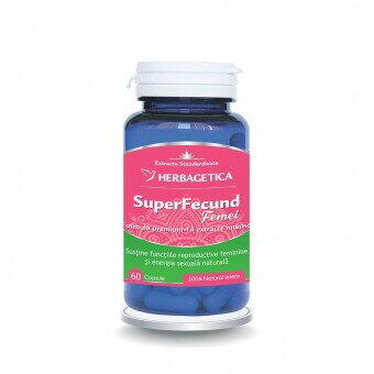 Herbagetica Superfecund femei 60 cps