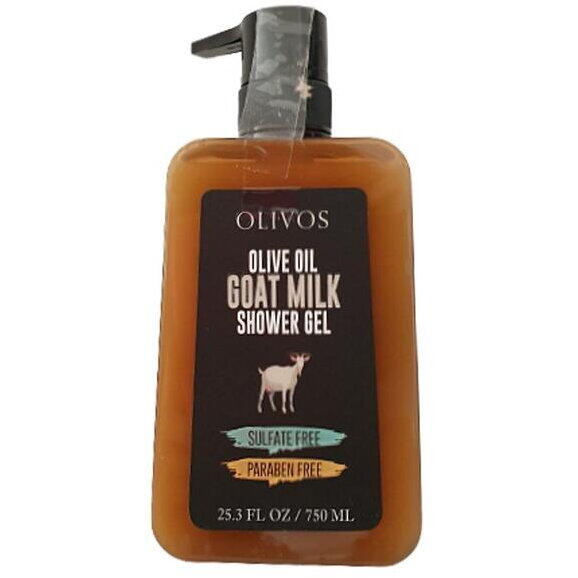 Olivos Gel de dus hidratant cu ulei de masline si lapte de capra, 750 ml
