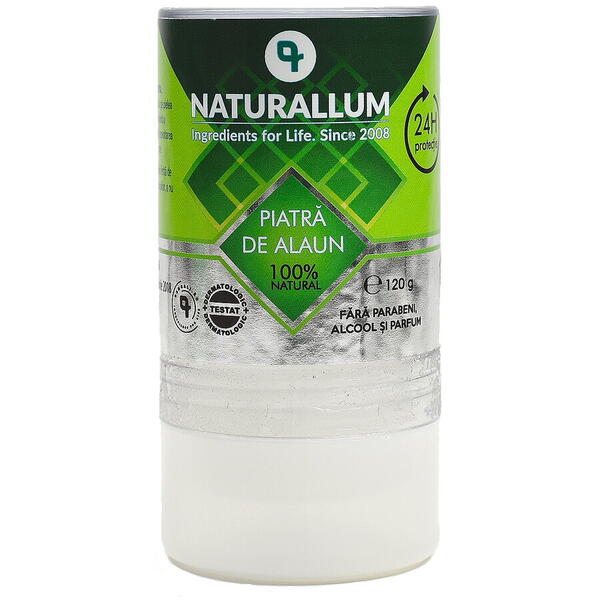Naturallum Deodorant Piatra de Alaun, 120 g
