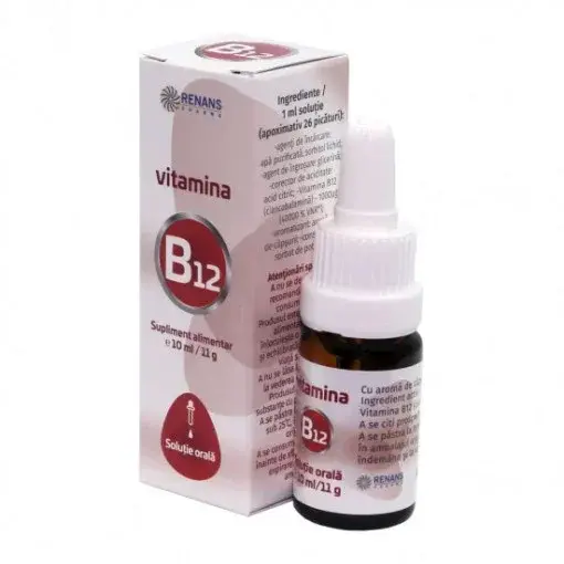 RENANS PHARMA VITAMINA B12 Soluție orală 10 ml Renans