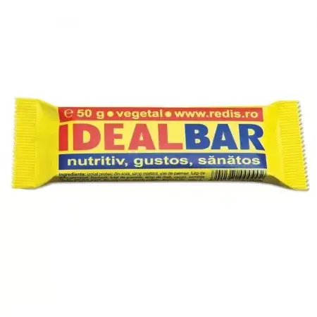 Baton Ideal Bar Proteic, 50 g, Redis Nutritie