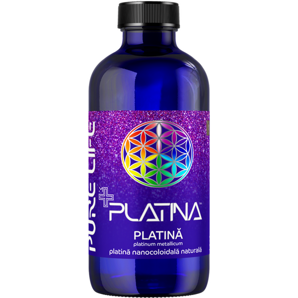 Pure Life PLATINA™ 21ppm 240ml Platină nanocoloidală naturală