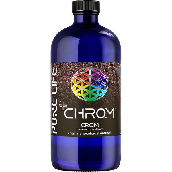Pure Life CHROM™ 25ppm 480ml, crom nanocoloidal natural