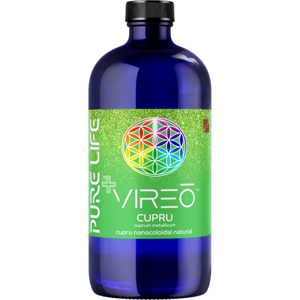 Pure Life VIREO™ 21ppm 480ml cupru nanocoloidal natural verde