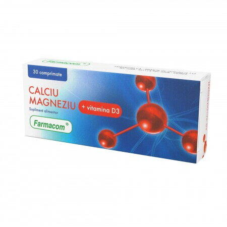 Farmacom CALCIU+MG+D3  30 cps