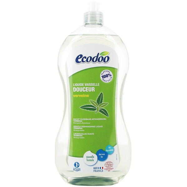 Ecodoo Detergent bio vase cu aloe vera si verbena 1L