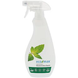 Solutie pentru curatat geamuri si sticla cu menta creata, Ecomax, 710 ml