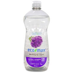 Solutie spalat vase, cu lavanda si aloe vera, Ecomax, 740 ml