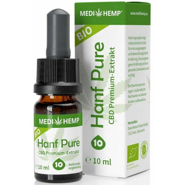 Hemp Pure 10% CBD bio, 10ml, Medihemp