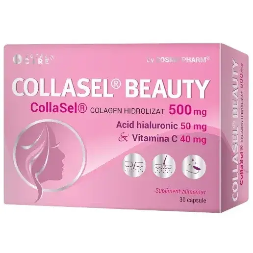 Cosmo Pharm COLLASEL BEAUTY – Colagen Hidrolizat + Acid Hialuronic & Vitamina C