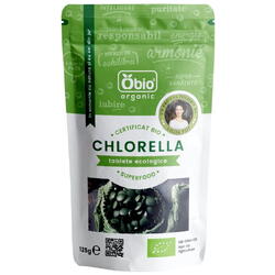 Chlorella tablete eco 125g Obio