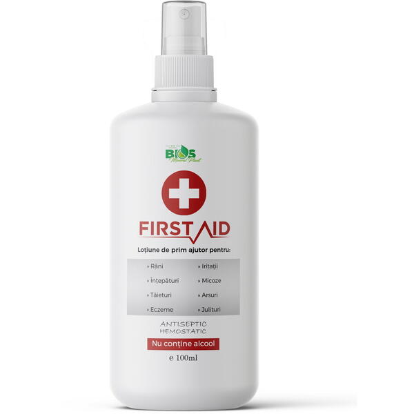 First Aid, lotiune de prim ajutor, 100ml, Bios Mineral Plant