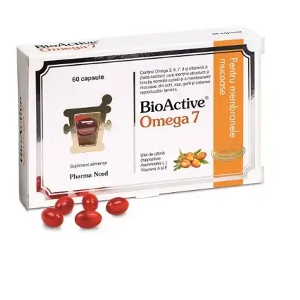 BioActive Omega 7, Pharma Nord, 60 Capsule